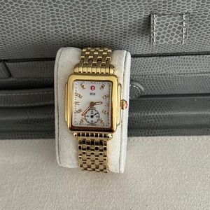 Gold Michele watch